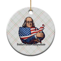 Benjamin Franklin Ceramic Ornament Freedom Liberty Independence American History