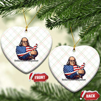 Benjamin Franklin Ceramic Ornament Freedom Liberty Independence American History