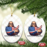 Benjamin Franklin Ceramic Ornament Freedom Liberty Independence American History