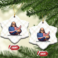 Benjamin Franklin Ceramic Ornament Freedom Liberty Independence American History