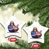 Benjamin Franklin Ceramic Ornament Freedom Liberty Independence American History