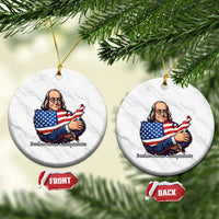 Benjamin Franklin Ceramic Ornament Freedom Liberty Independence American History