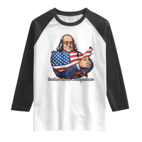 Benjamin Franklin Raglan Shirt Freedom Liberty Independence American History