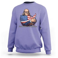Benjamin Franklin Sweatshirt Freedom Liberty Independence American History