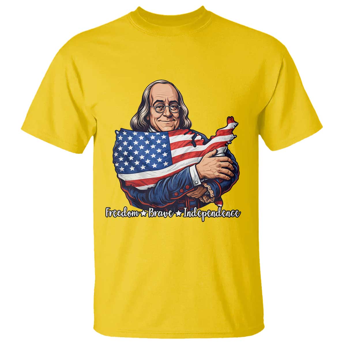 Benjamin Franklin T Shirt Freedom Liberty Independence American History