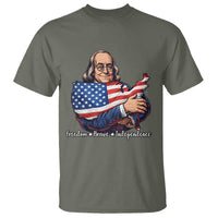 Benjamin Franklin T Shirt Freedom Liberty Independence American History