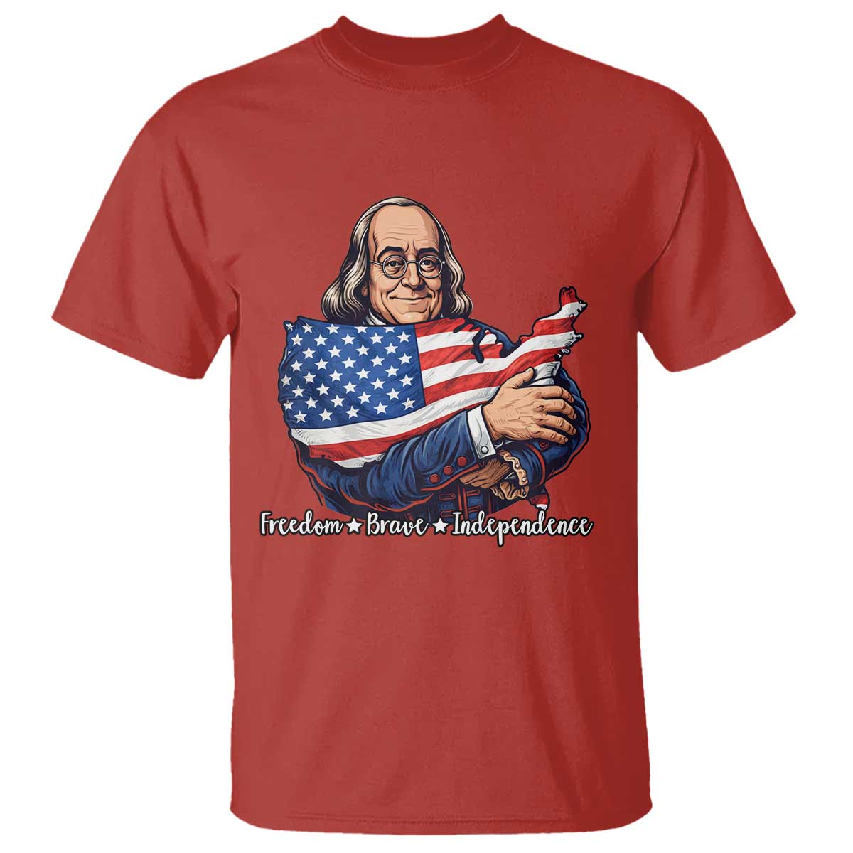 Benjamin Franklin T Shirt Freedom Liberty Independence American History
