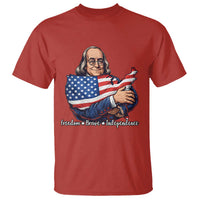 Benjamin Franklin T Shirt Freedom Liberty Independence American History