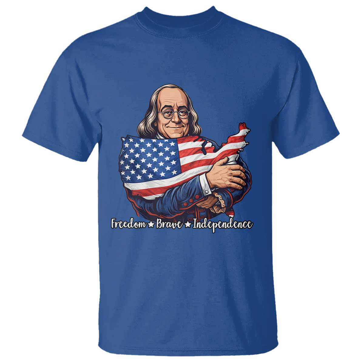 Benjamin Franklin T Shirt Freedom Liberty Independence American History