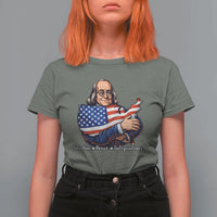 Benjamin Franklin T Shirt For Women Freedom Liberty Independence American History
