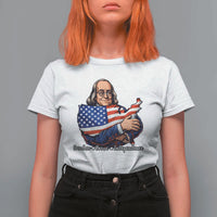 Benjamin Franklin T Shirt For Women Freedom Liberty Independence American History