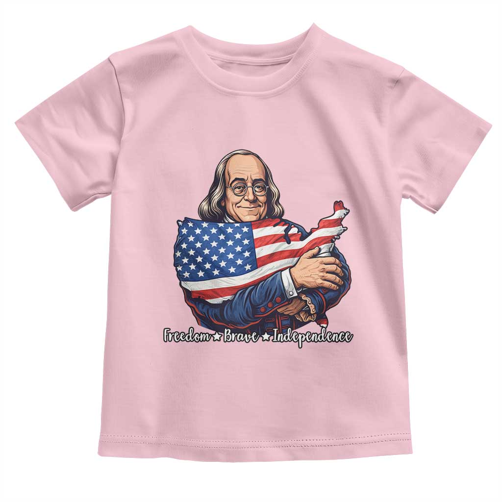 Benjamin Franklin Toddler T Shirt Freedom Liberty Independence American History