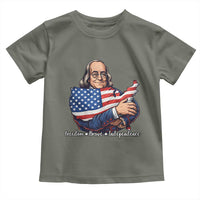 Benjamin Franklin Toddler T Shirt Freedom Liberty Independence American History