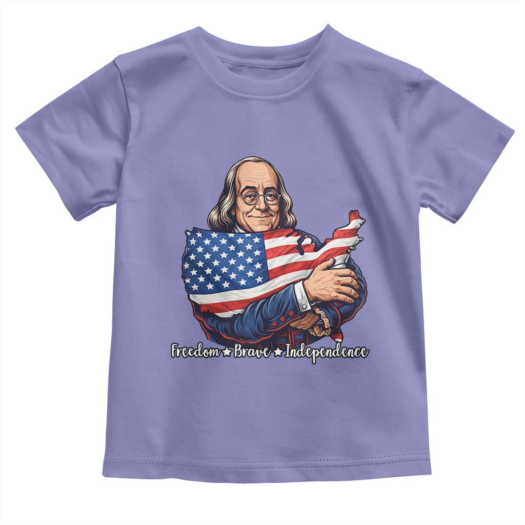 Benjamin Franklin Toddler T Shirt Freedom Liberty Independence American History