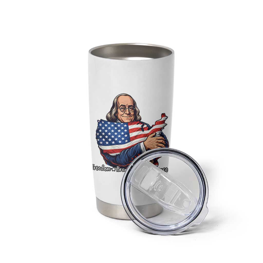 Benjamin Franklin Tumbler Cup Freedom Liberty Independence American History