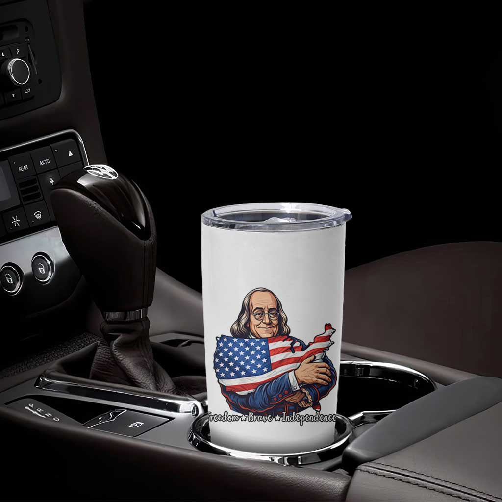 Benjamin Franklin Tumbler Cup Freedom Liberty Independence American History
