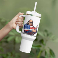 Benjamin Franklin Tumbler With Handle Freedom Liberty Independence American History