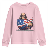 Benjamin Franklin Youth Sweatshirt Freedom Liberty Independence American History