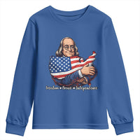 Benjamin Franklin Youth Sweatshirt Freedom Liberty Independence American History
