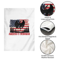 Mothman Americas Wingman Garden Flag Funny Patriotic Cryptid