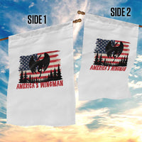 Mothman Americas Wingman Garden Flag Funny Patriotic Cryptid