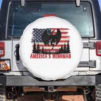Mothman Americas Wingman Spare Tire Cover Funny Patriotic Cryptid
