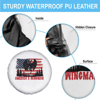 Mothman Americas Wingman Spare Tire Cover Funny Patriotic Cryptid