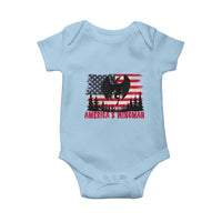 Mothman Americas Wingman Baby Onesie Funny Patriotic Cryptid