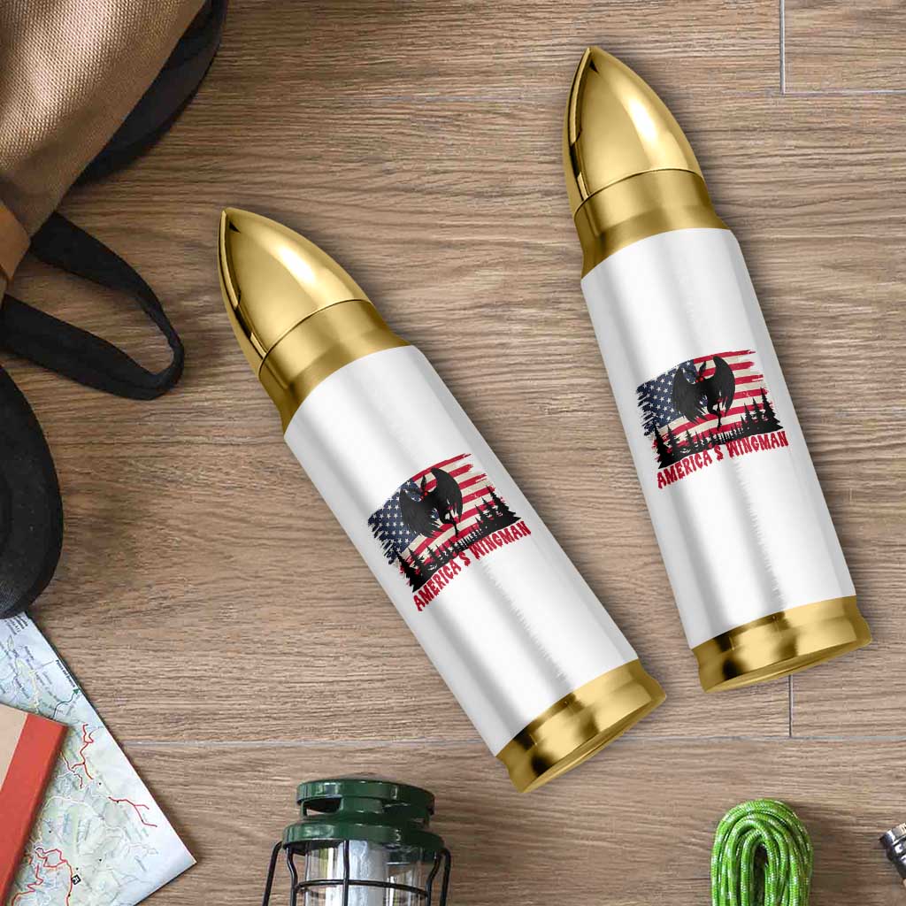 Mothman Americas Wingman Bullet Tumbler Funny Patriotic Cryptid