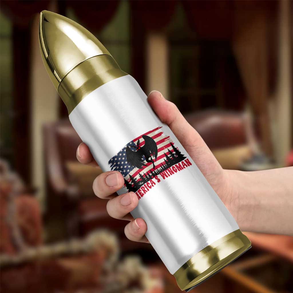 Mothman Americas Wingman Bullet Tumbler Funny Patriotic Cryptid