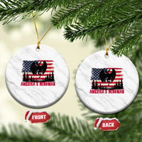 Mothman Americas Wingman Ceramic Ornament Funny Patriotic Cryptid