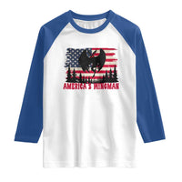 Mothman Americas Wingman Raglan Shirt Funny Patriotic Cryptid