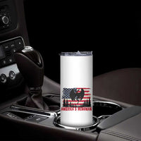 Mothman Americas Wingman Skinny Tumbler Funny Patriotic Cryptid