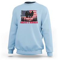 Mothman Americas Wingman Sweatshirt Funny Patriotic Cryptid