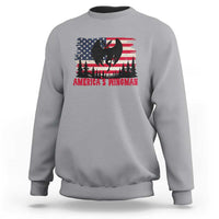 Mothman Americas Wingman Sweatshirt Funny Patriotic Cryptid