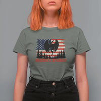 Mothman Americas Wingman T Shirt For Women Funny Patriotic Cryptid
