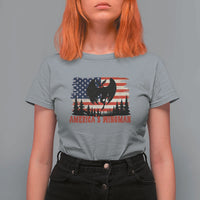 Mothman Americas Wingman T Shirt For Women Funny Patriotic Cryptid