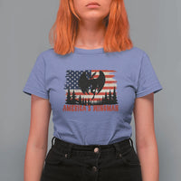 Mothman Americas Wingman T Shirt For Women Funny Patriotic Cryptid