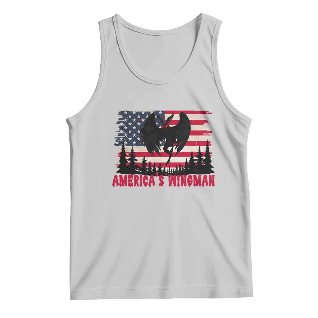 Mothman Americas Wingman Tank Top Funny Patriotic Cryptid