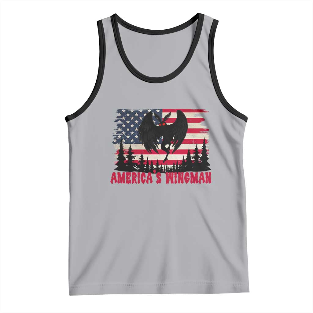 Mothman Americas Wingman Tank Top Funny Patriotic Cryptid