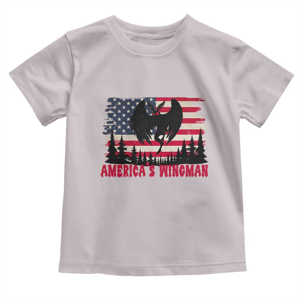Mothman Americas Wingman Toddler T Shirt Funny Patriotic Cryptid