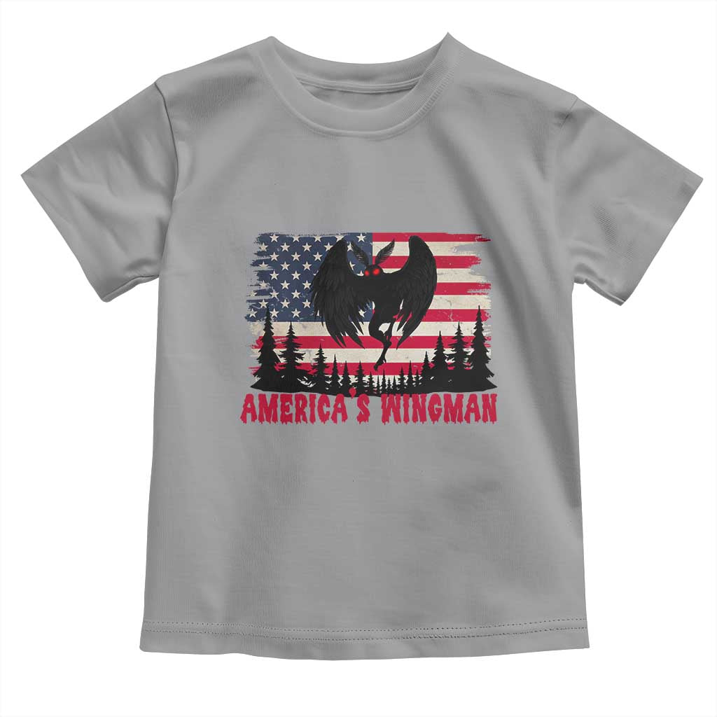 Mothman Americas Wingman Toddler T Shirt Funny Patriotic Cryptid