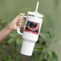 Mothman Americas Wingman Tumbler With Handle Funny Patriotic Cryptid