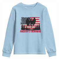 Mothman Americas Wingman Youth Sweatshirt Funny Patriotic Cryptid