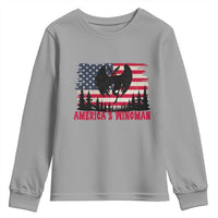 Mothman Americas Wingman Youth Sweatshirt Funny Patriotic Cryptid