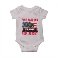 Patriotic Jersey Devil Baby Onesie Pine Barrens New Jersey Cryptid