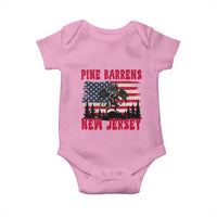 Patriotic Jersey Devil Baby Onesie Pine Barrens New Jersey Cryptid