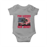 Patriotic Jersey Devil Baby Onesie Pine Barrens New Jersey Cryptid