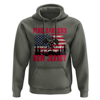 Patriotic Jersey Devil Hoodie Pine Barrens New Jersey Cryptid