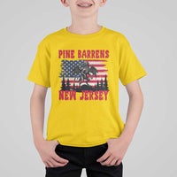 Patriotic Jersey Devil T Shirt For Kid Pine Barrens New Jersey Cryptid